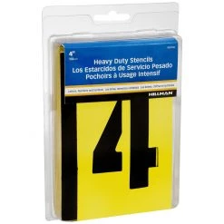 Hillman Letters and Numbes Stencils Pack, 839726, 4 IN -Home Improvement Sales Store sftp a s assets20201209000002014