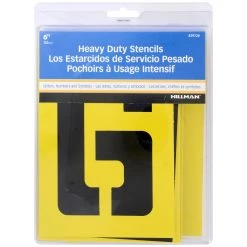 Hillman Letters and Numbers Stencil Pack, 839728, 6 IN
