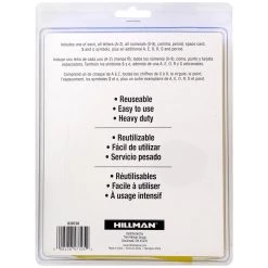 Hillman Letters and Numbers Stencil Pack, 839728, 6 IN 7 Hillman Letters and Numbers Stencil Pack, 839728, 6 IN -Home Improvement Sales Store sftp a s assets20201209000002019