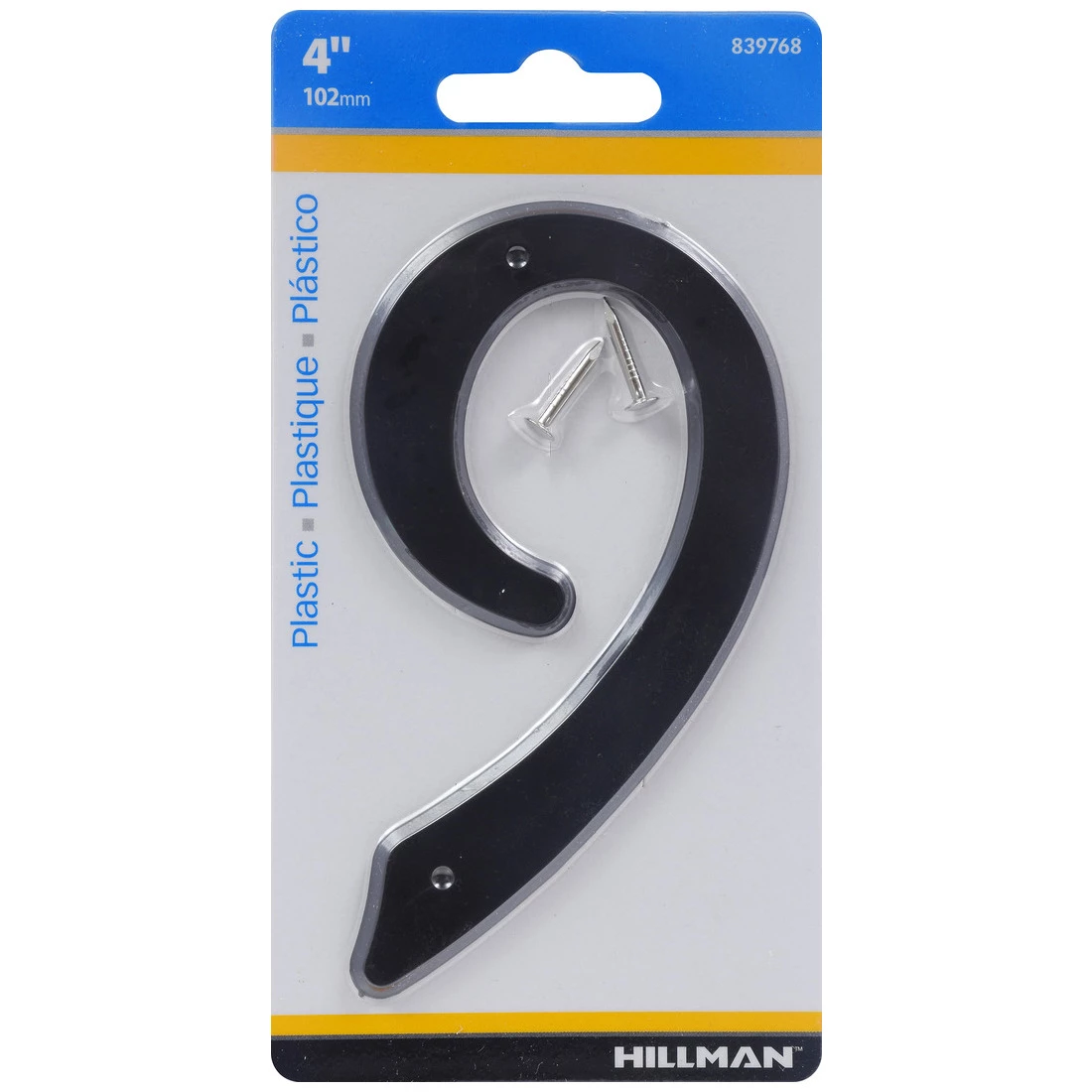 Hillman Nail-On House Number, 839768, 4 IN 4 Hillman Nail-On House Number, 839768, 4 IN - Image 2