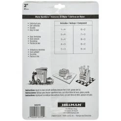 Hillman Square Cut Self Adhesive Numbers, 842270, 2 IN -Home Improvement Sales Store sftp a s assets20201209000002082