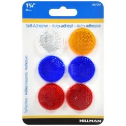 Hillman Mini Circle Reflector Pack, 847201, 1-1/4 IN -Home Improvement Sales Store sftp a s assets20201209000002119