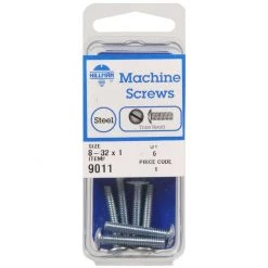 Hillman Zinc Truss Head Slotted Machine Screws, 6-Pack, 9011, #8-32 x 1 IN -Home Improvement Sales Store sftp a s assets20201209000002158