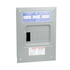 Square D Homeline Load Center, 6 Spaces, 12 Circuits, 100A, HOM612L100FCP