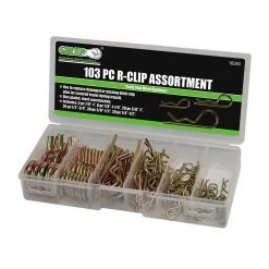 Grip R-Clip Assortment, 103-Piece, 16293