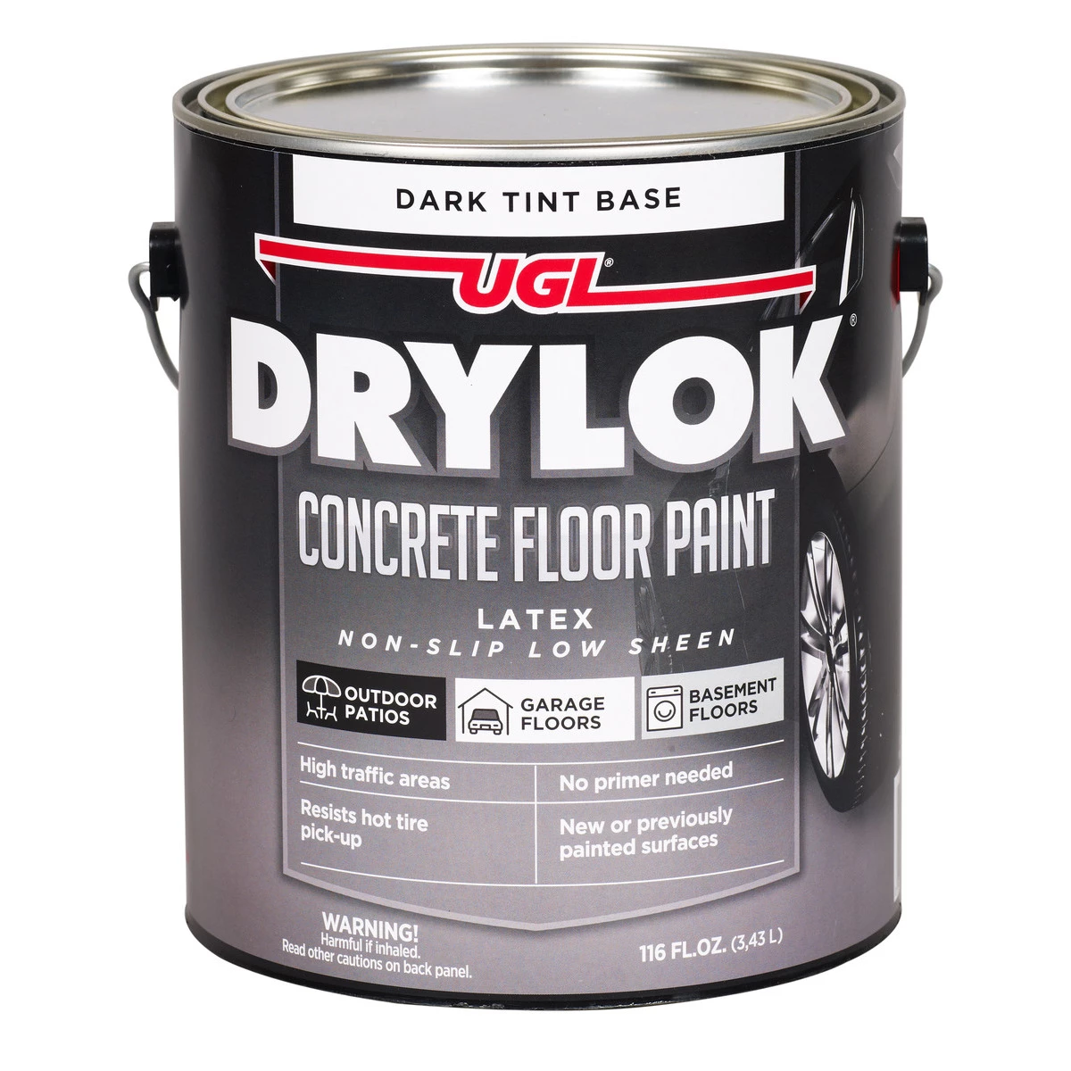 Drylok Concrete Floor Paint, Dark Tint Base, 21713, 1 Gallon 3 Drylok Concrete Floor Paint, Dark Tint Base, 21713, 1 Gallon
