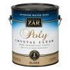 Zar Interior Water Base Polyurethane Crystal Clear, Gloss, 32413, 1 Gallon -Home Improvement Sales Store sftp a s assets20210518000000030