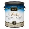 Zar Interior Water Base Poly, Crystal Clear, Semi-Gloss, 34513, 1 Gallon -Home Improvement Sales Store sftp a s assets20210518000000043