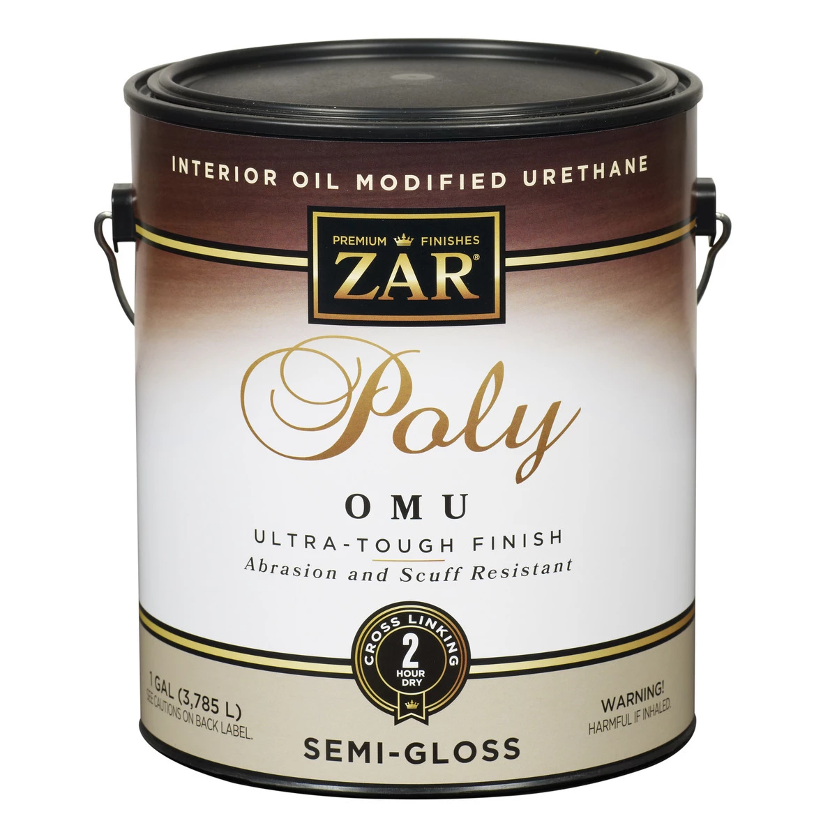Zar Interior Oil Modified Urethane Poly OMU, Semi-Gloss, 36113, 1 Gallon 3 Zar Interior Oil Modified Urethane Poly OMU, Semi-Gloss, 36113, 1 Gallon