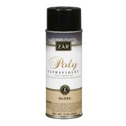 Zar Exterior Water Base Poly High Performance, Gloss, 34007, 11 OZ