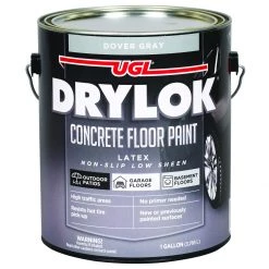 Drylok Concrete Floor Paint, 21413, Dover Grey, 1 Gallon
