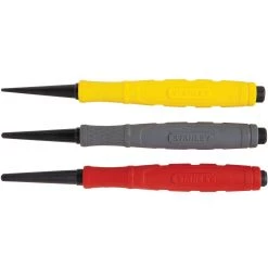 Stanley Cushion Grip Nail Set, 3-Piece, 58-930