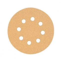 DEWALT 8 Hole Assorted Grit Hook and Loop Random Orbit Sandpaper, 5 IN, 5-Pack, DW4307