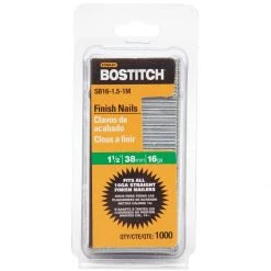 Bostitch Finish Nail, 16-Gauge, 1-1/2 IN, SB16-1.50 -Home Improvement Sales Store sftp a s assets20210611000000044