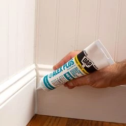 DAP Alex Plus All Purpose Acrylic Latex Caulk Plus Silicone, 7079818128, White, 5.5 OZ -Home Improvement Sales Store sftp a s assets20210730000000205