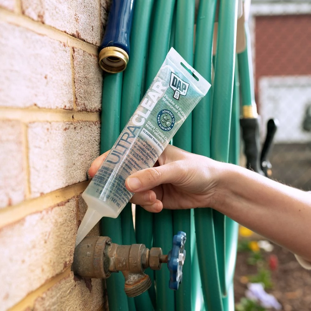DAP Ultra Clear All Purpose Sealant, 7079818387, Crystal Clear, 5 OZ 5 DAP Ultra Clear All Purpose Sealant, 7079818387, Crystal Clear, 5 OZ - Image 3
