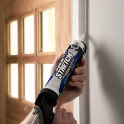 DAP Extreme Stretch Acrylic Urethane Premium Elastomeric Sealant, 7079818715, White, 10.1 OZ -Home Improvement Sales Store sftp a s assets20210730000000282