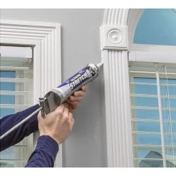 DAP Extreme Stretch Acrylic Urethane Premium Elastomeric Sealant, 7079818715, White, 10.1 OZ -Home Improvement Sales Store sftp a s assets20210730000000283