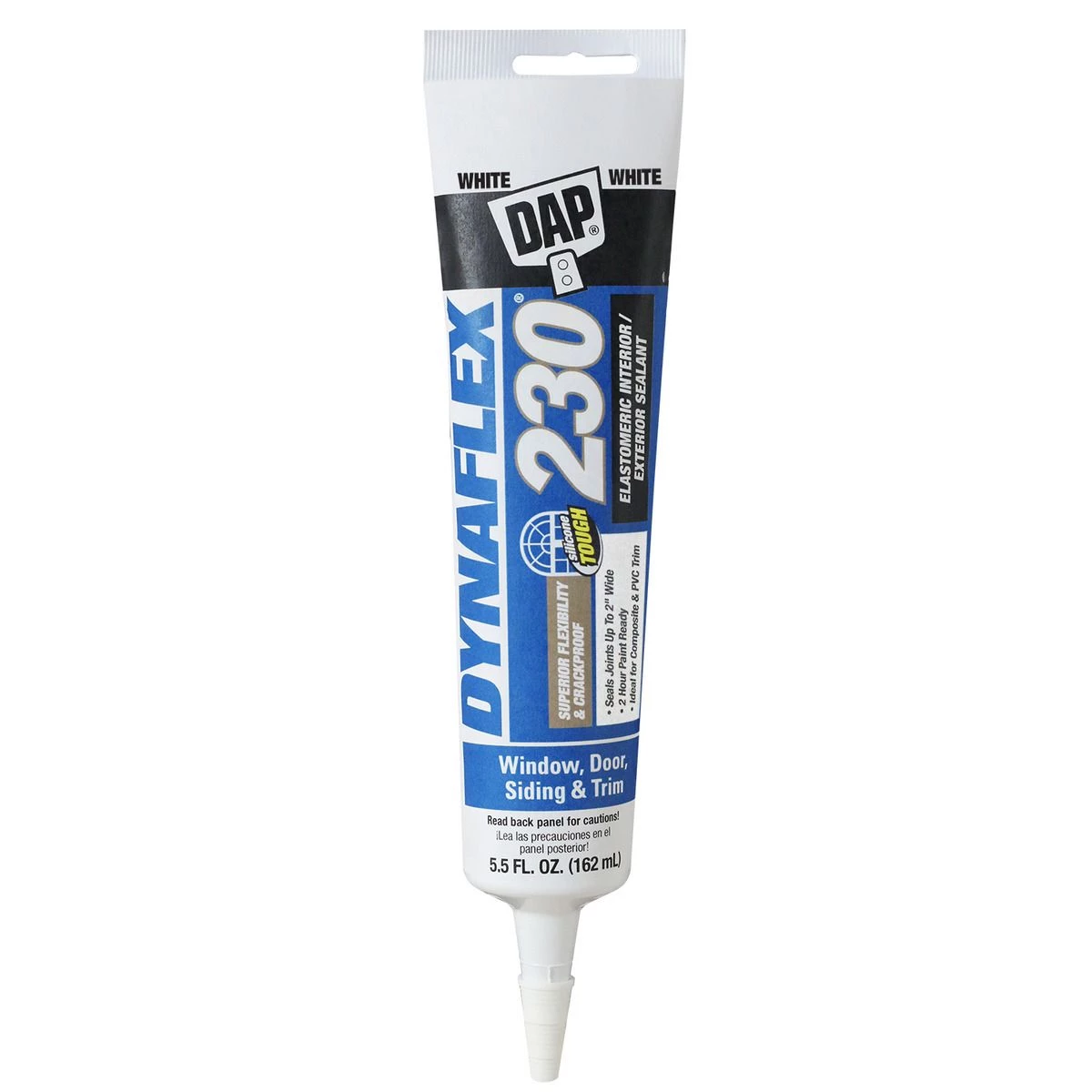 DAP Dynaflex 230 Premium Elastomeric Sealant, 7079818886, White, 5.5 OZ 3 DAP Dynaflex 230 Premium Elastomeric Sealant, 7079818886, White, 5.5 OZ