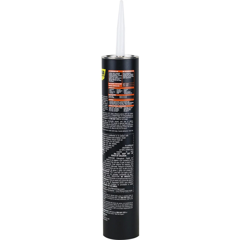 DAP DynaGrip Heavy Duty Construction Adhesive, 7079827510, White, 28 OZ 5 DAP DynaGrip Heavy Duty Construction Adhesive, 7079827510, White, 28 OZ - Image 3