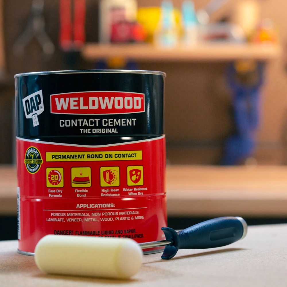 DAP Weldwood Original Contact Cement, 7079800271, 16 OZ 4 DAP Weldwood Original Contact Cement, 7079800271, 16 OZ - Image 2