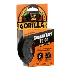 Gorilla Tape-To-Go, 6100109, Black, 30 FT 9 Gorilla Tape-To-Go, 6100109, Black, 30 FT -Home Improvement Sales Store sftp a s assets20210927000000028