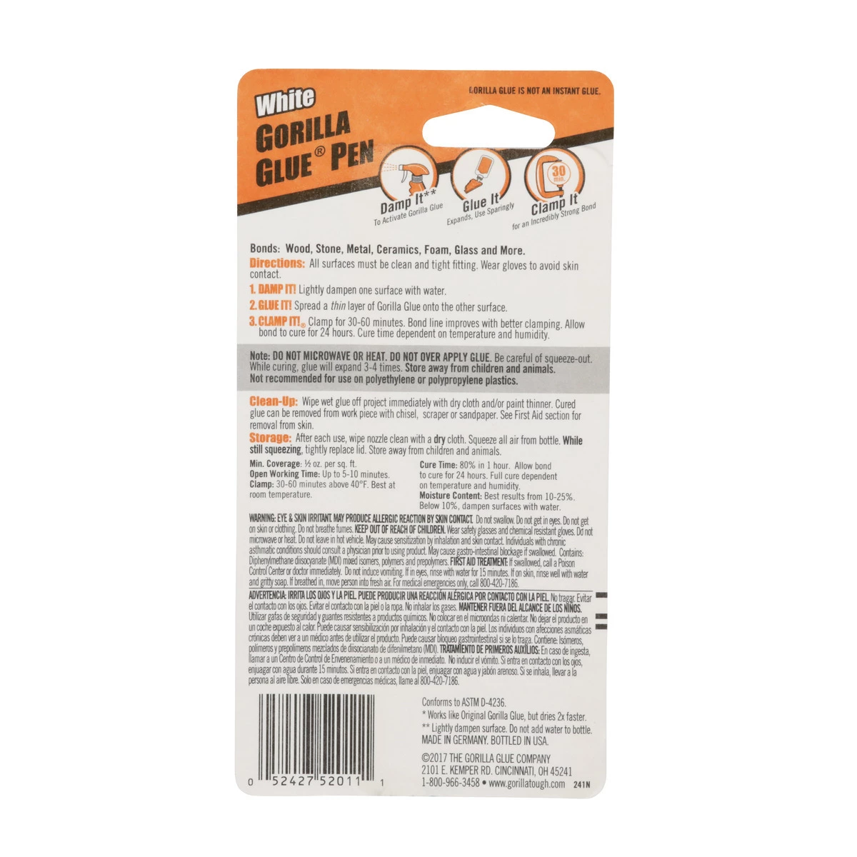 Gorilla White Glue Pen, 5201103, .75 OZ 4 Gorilla White Glue Pen, 5201103, .75 OZ - Image 2