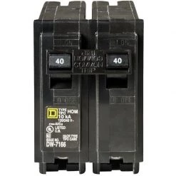 Square D Homeline Circuit Breaker 2-Pole, 40A, 120 / 240 V, 10 kA, HOM240CP