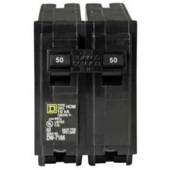 Square D Homeline Circuit Breaker 2-Pole, 50A, 120 / 240 V, 10 kA, HOM250CP