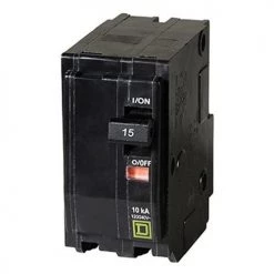 Square D Circuit Breaker QO 2-Pole, 15A, 120 / 240 V, 10 kA, QO215CP