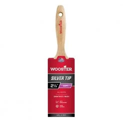 Wooster Silver Tip Flat Paint Brush, 2-1/2 Inch, 5222-2 1/2