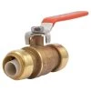 SharkBite Brass Push-To-Connect Ball Valve, 3/4 IN, 22185-0000LFA