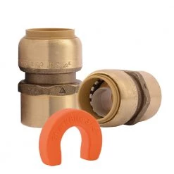 SharkBite Lead Free Water Heater Installation Kit, 3/4 IN x 3/4 IN FNPT, 22441LF