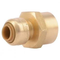 SharkBite Reducing Female Adapter, 1/4 IN x 1/2 IN, U066LFA