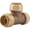 SharkBite Push-to-Connect Brass Tee Fitting, 3/4 IN, U370LFA -Home Improvement Sales Store sftp a s assets20220325000000060
