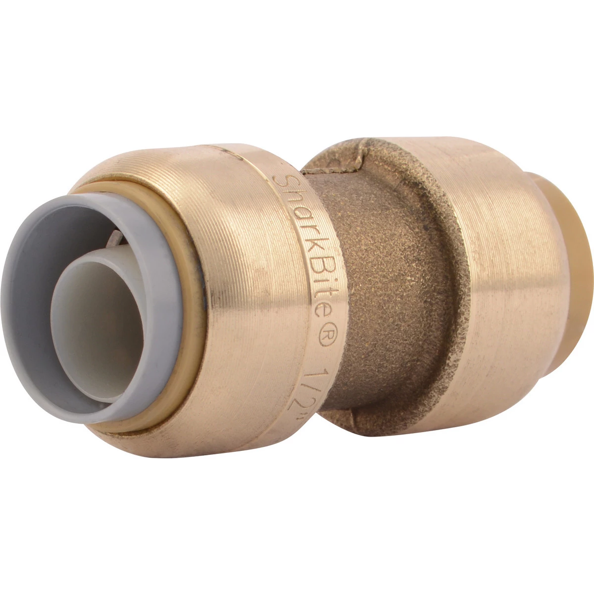 SharkBite Push-to-Connect Brass Polybutylene Conversion Coupling Fitting, 1/2 IN x 1/2 IN, U4008LFA 3 SharkBite Push-to-Connect Brass Polybutylene Conversion Coupling Fitting, 1/2 IN x 1/2 IN, U4008LFA