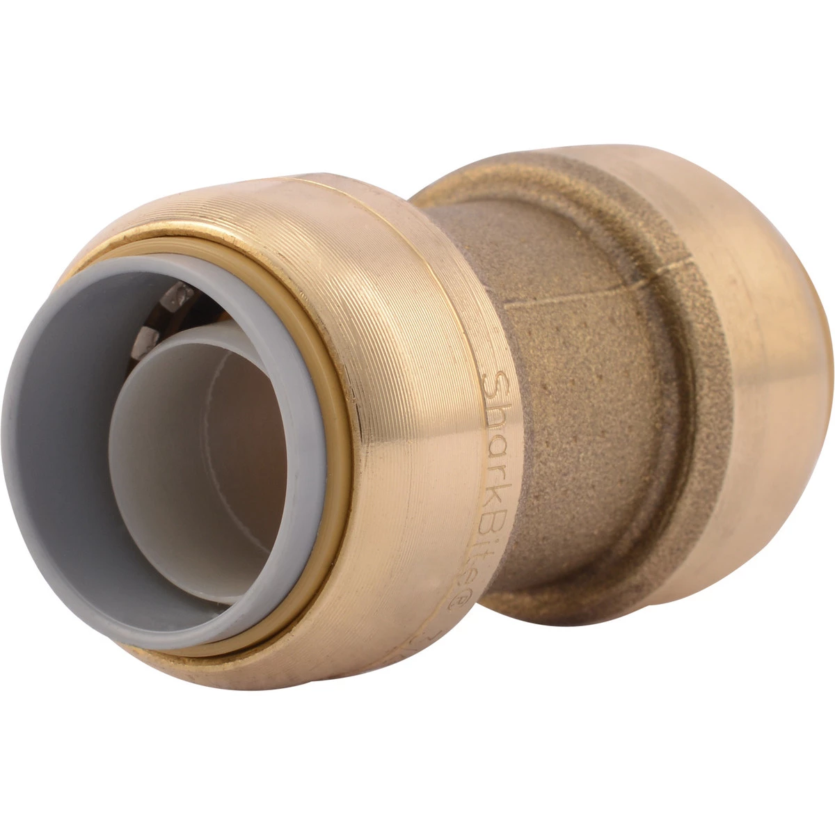SharkBite Push-to-Connect Brass Polybutylene Conversion Coupling Fitting, 3/4 IN, U4016LFA 3 SharkBite Push-to-Connect Brass Polybutylene Conversion Coupling Fitting, 3/4 IN, U4016LFA