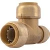 SharkBite Push-to-Connect Brass Reducing Tee Fitting, 3/4 IN x 1/2 IN x 3/4 IN, U444LFA -Home Improvement Sales Store sftp a s assets20220325000000064
