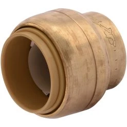 SharkBite Push-to-Connect Brass End Stop Fitting, 3/4 IN, U518LFA