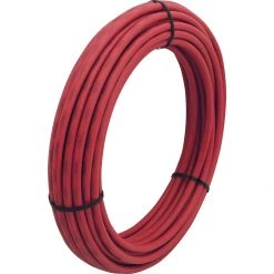 SharkBite PEX Coil Tubing, 1/2 IN x 100 FT, Red, U860R100