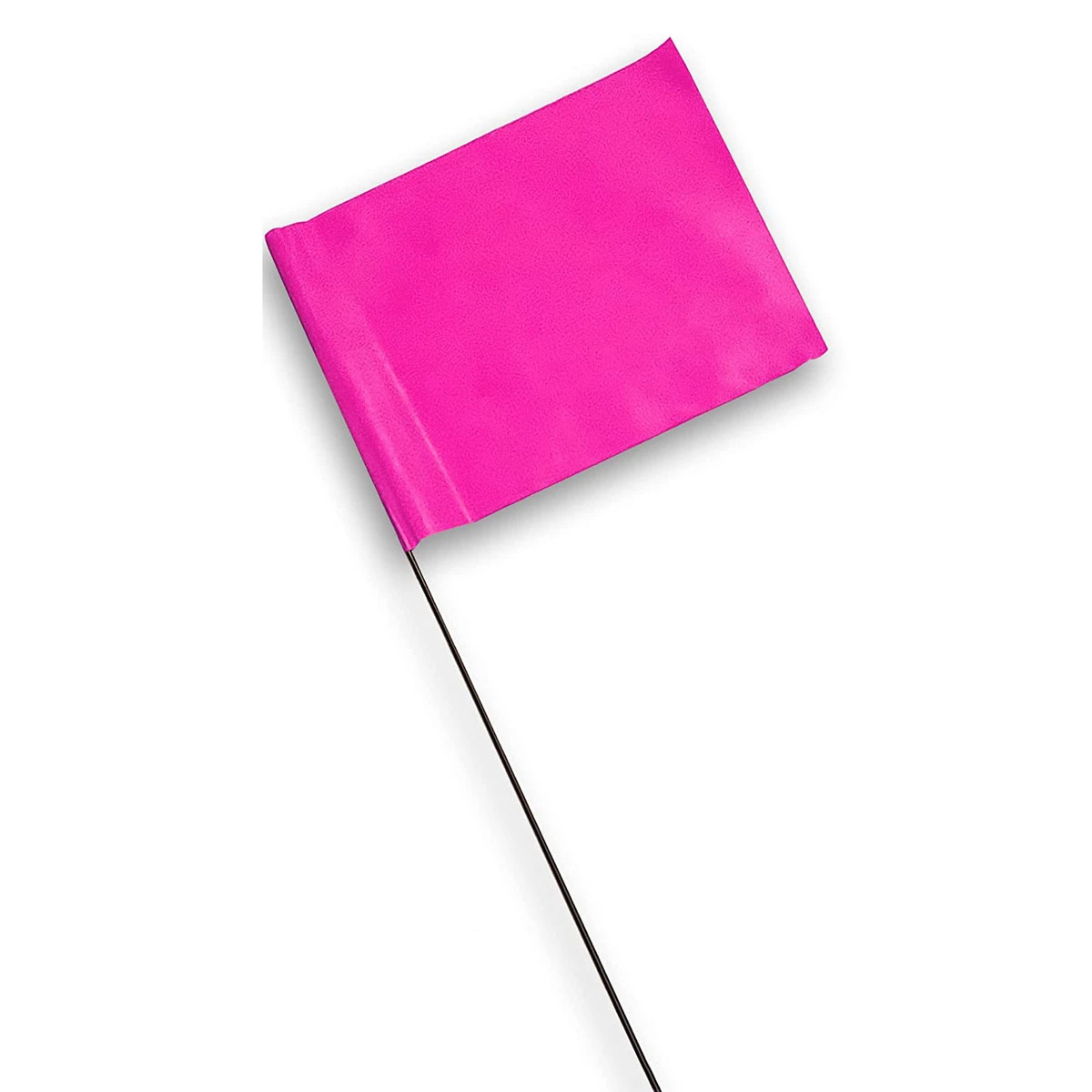 Blackburn Vinyl Flag with 21 IN Wire Staff, Pink, 100-Pack, 451WF, 4 IN x 5 IN 3 Blackburn Vinyl Flag with 21 IN Wire Staff, Pink, 100-Pack, 451WF, 4 IN x 5 IN