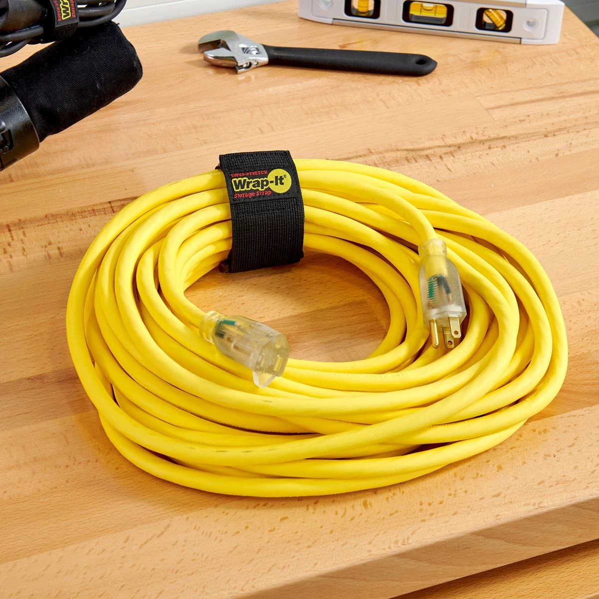 Wrap-It Storage Super-Stretch Straps, Elastic Hook and Loop Cinch Straps, 12 IN, 4-Pack, 704-12B 7 Wrap-It Storage Super-Stretch Straps, Elastic Hook and Loop Cinch Straps, 12 IN, 4-Pack, 704-12B - Image 5