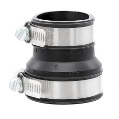 Fernco 1-1/2 IN to 1-1/4 IN Flexible PVC Drain & Trap Connector, PDTC150
