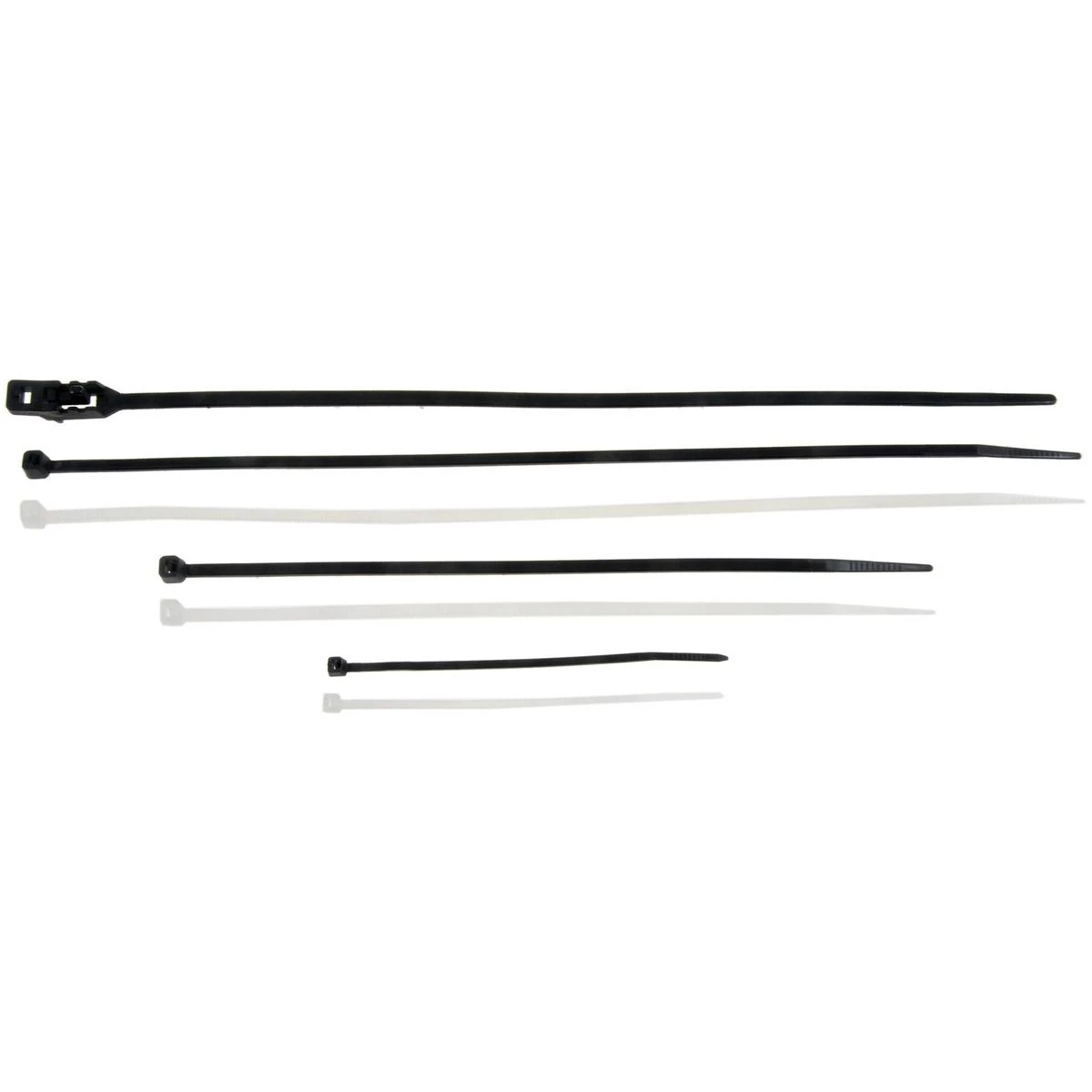 Dorman 4,8,11 IN Assorted Wire Ties, 700-Pieces, Black / Clear, 83771 4 Dorman 4,8,11 IN Assorted Wire Ties, 700-Pieces, Black / Clear, 83771 - Image 2