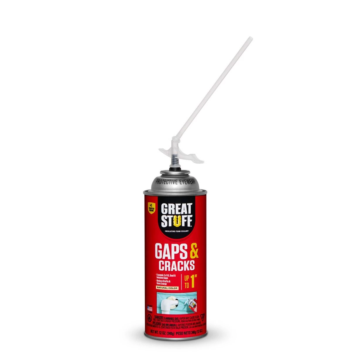 Great Stuff Gaps & Cracks Insulating Foam Sealant, 157901, 12 OZ 4 Great Stuff Gaps & Cracks Insulating Foam Sealant, 157901, 12 OZ - Image 2