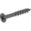 Fas-N-Tite Ceramic Exterior Wood Screws, Phillips Head, 1 LB, 48380, #8 x 1-1/4 IN