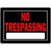 Hillman "NO TRESPASSING" Aluminium Sign, 10 IN x 14 IN, 840125 -Home Improvement Sales Store sftp a s assets20220602000000117