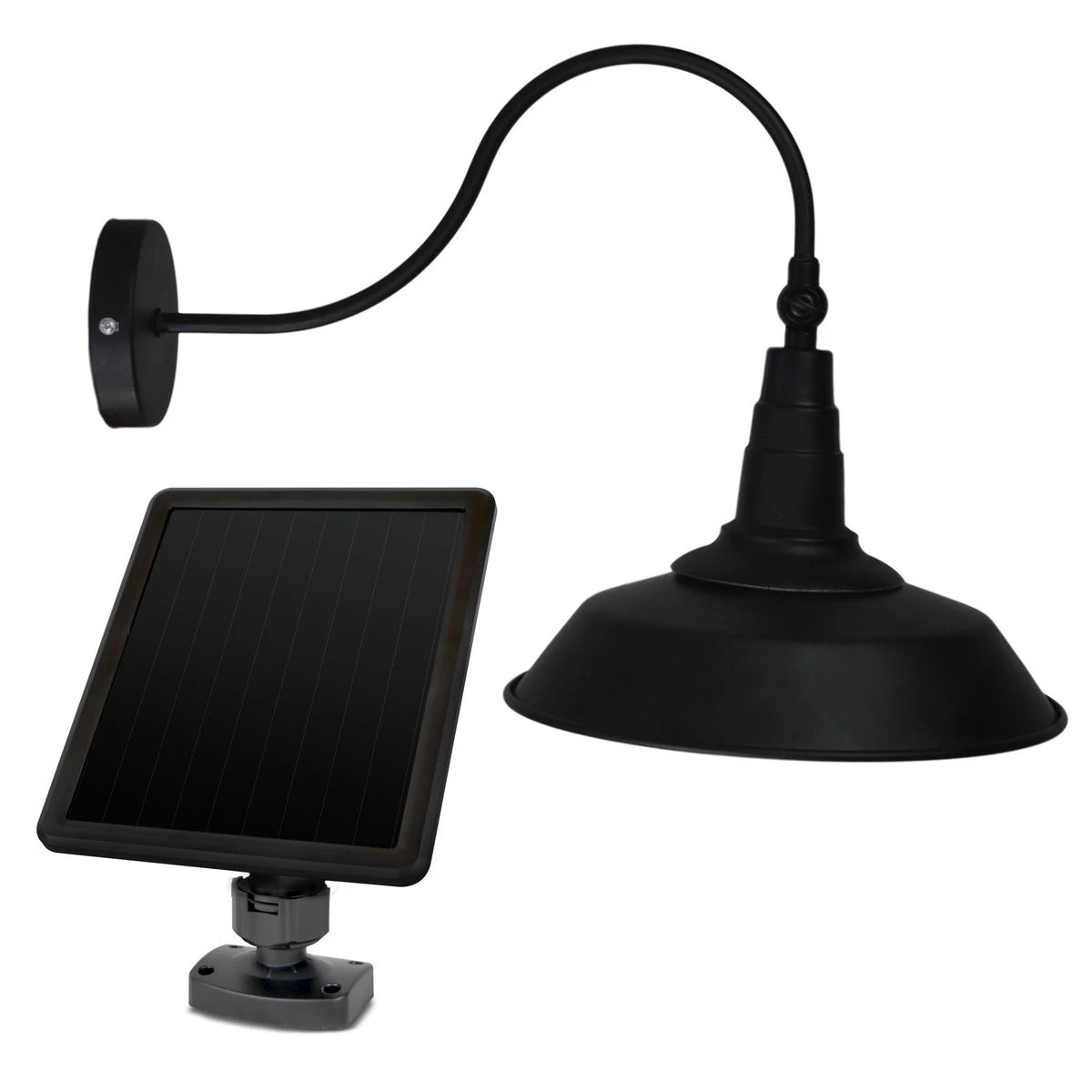 Sunforce Solar Wall Mounted Goosneck Light, 81401 3 Sunforce Solar Wall Mounted Goosneck Light, 81401