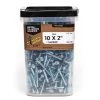 Big Timber Zinc Woodbinder Screw, 1/4 Drive, 500-Count Bucket, WB2Z-500, #10 x 2 IN -Home Improvement Sales Store sftp a s assets20220729000000030